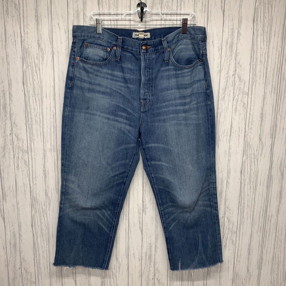 Womens Size 31 Rivet & Thread Madewell Straight Jeans EUC
